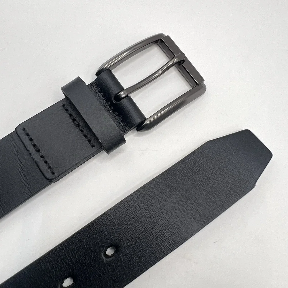 Goodfellow Genuine Leather Belt XL Black Classic Minimalist Work‎ Casual